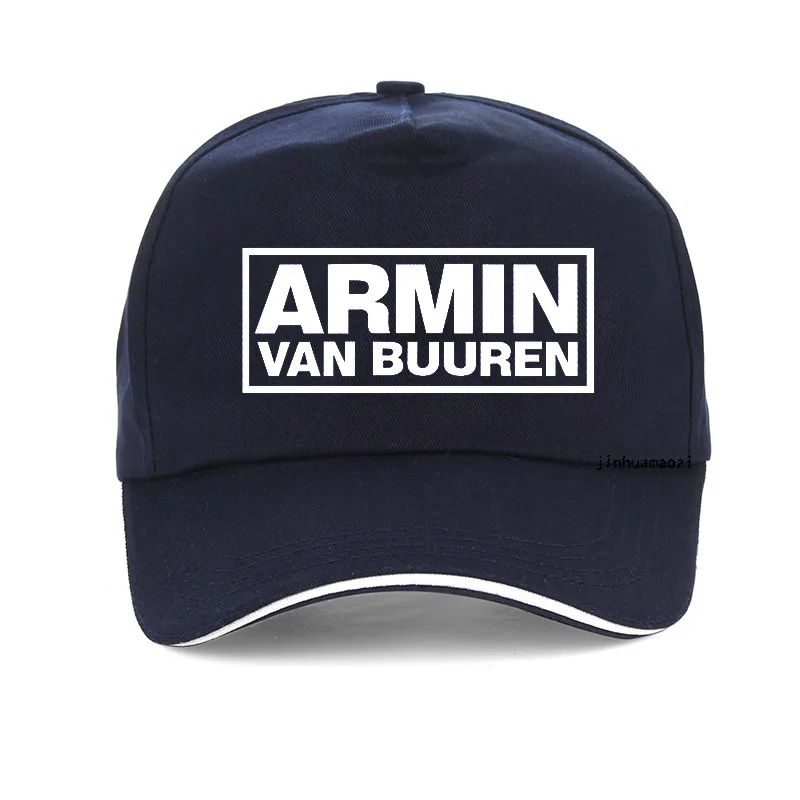 Тёмно-синий ARMIN VAN BUUREN бейсболка с принтом ASOT HOUSE MUSIC IBIZA RAVE DJ для мужчин и женщин регулируемая бейсболка шапки чепчик унисекс - Цвет: Тёмно-синий