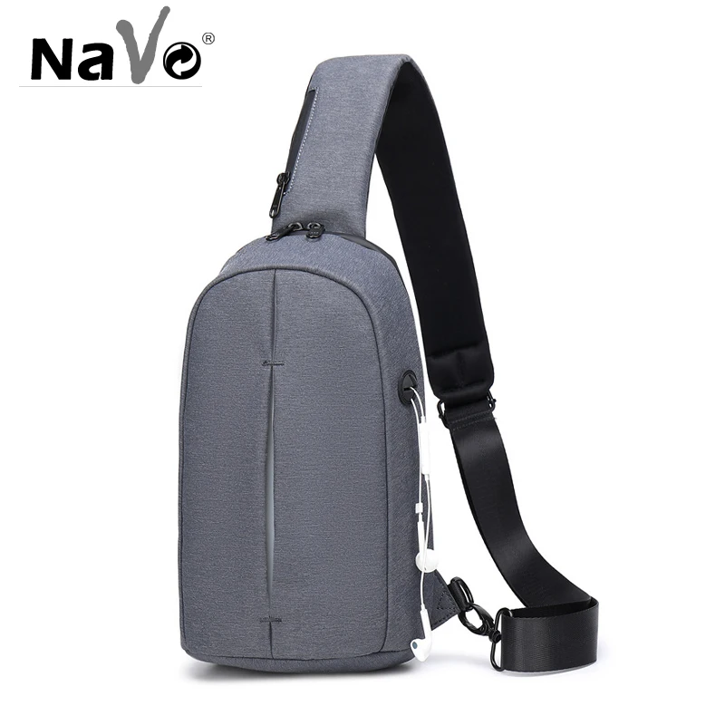 Рюкзак слинг мужской Нейлоновый водонепроницаемый ранец на одно плечо маленькая