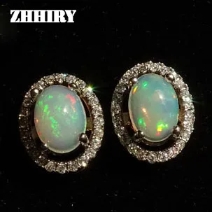 ZHHIRY Натуральный Цвет Огненный Опал Подвески Натуральная 925 пробы серебро для женщин драгоценный камень ювелирные украшения