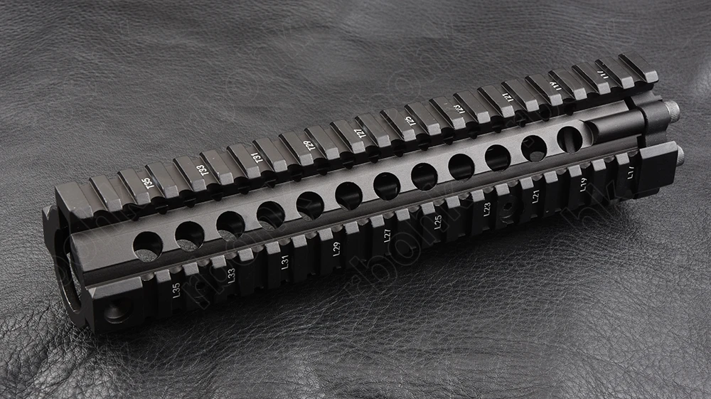 Охота Стрельба Тактический AR 15 9 дюймов четыре стороны 20 мм Пикатинни Handguard системы ЧПУ Алюминиевый сплав резка M2299