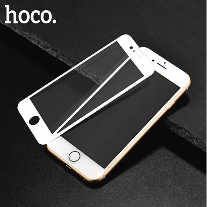 HOCO for Apple iPhone 7 8 PLUS 3D Tempered Glass Film 9H Screen Protector Protective Full Cover Touch Protection | Мобильные