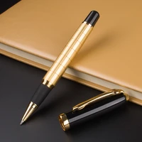 high quality brand metal roller pen luxury ballpoint pens 0 5mm black refill for business writing office school supplies