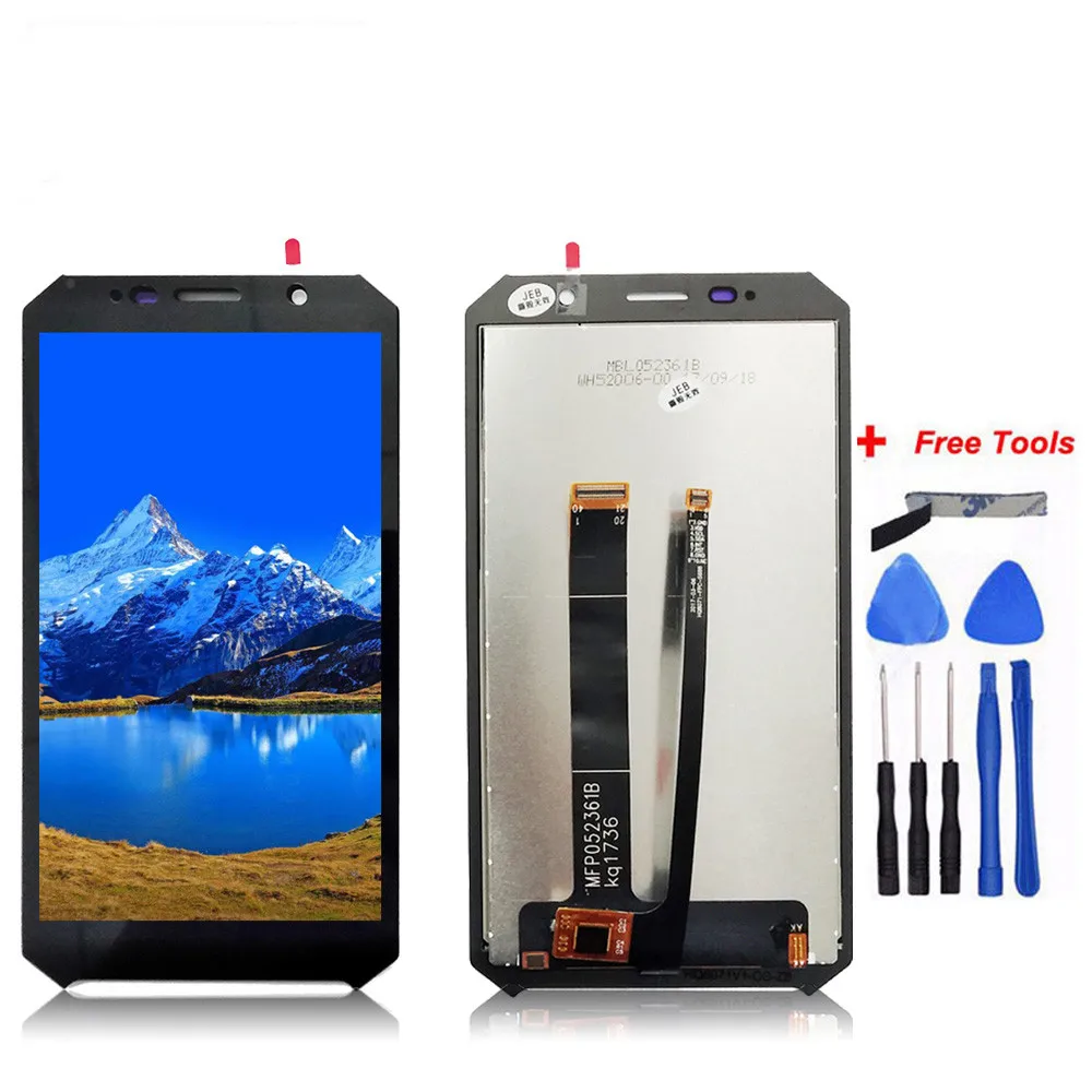 100% тестирование оригинальные ЖК-дисплей Экран Для Doogee S60 Дисплей + Сенсорный