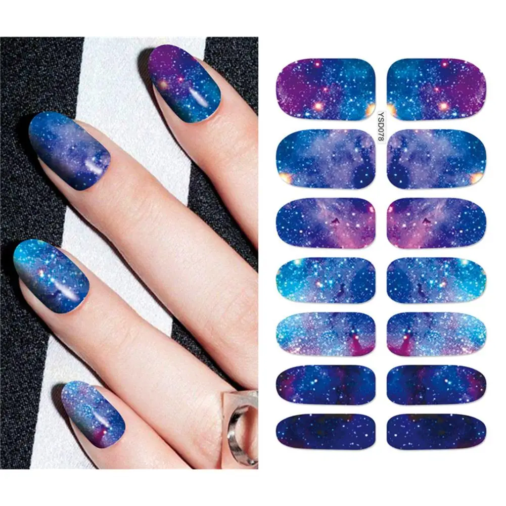 14/цветок Звезда nail art бумажная наклейка для ногтей decorationon|Стикеры и наклейки| |