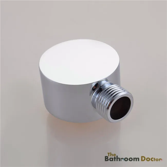 Настенный латунный угловой смеситель для воды хромированный ручной душ клапан