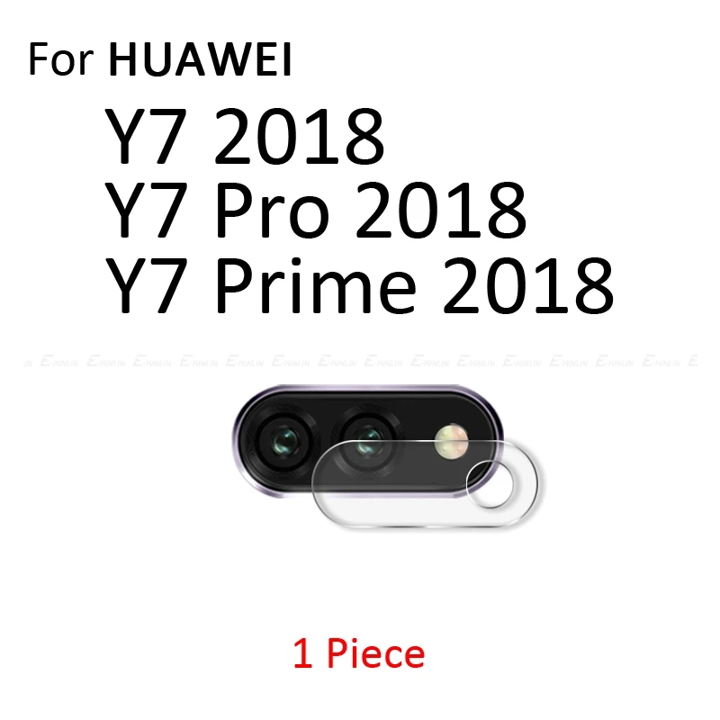 Задняя Защитная пленка для объектива камеры для HuaWei Y5 Y6 Y7 Y9 Prime Pro Nova 3 3i Защитная пленка для экрана из закаленного стекла - Цвет: Y7 2018