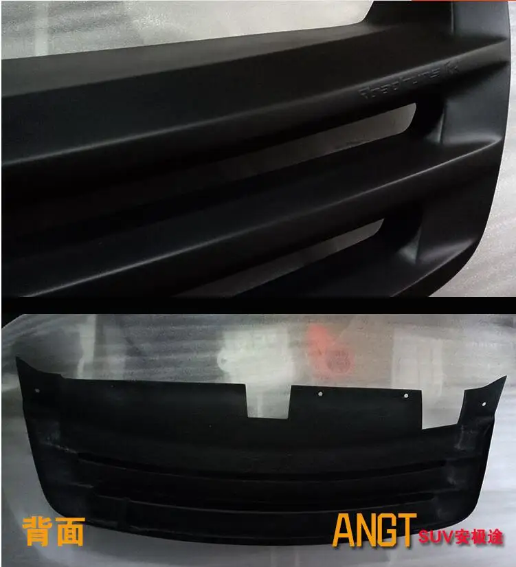 Высокое качество ABS черный UNPAINT автомобиль передний бампер гонки решетки Вокруг Накладка для KIA Sorento 2013