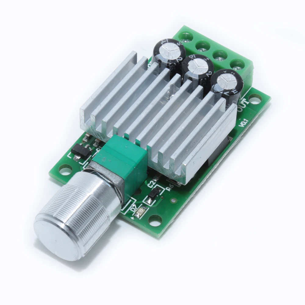 DC 6V12V24V 10A контроллер скорости двигателя постоянного тока PWM контроллер