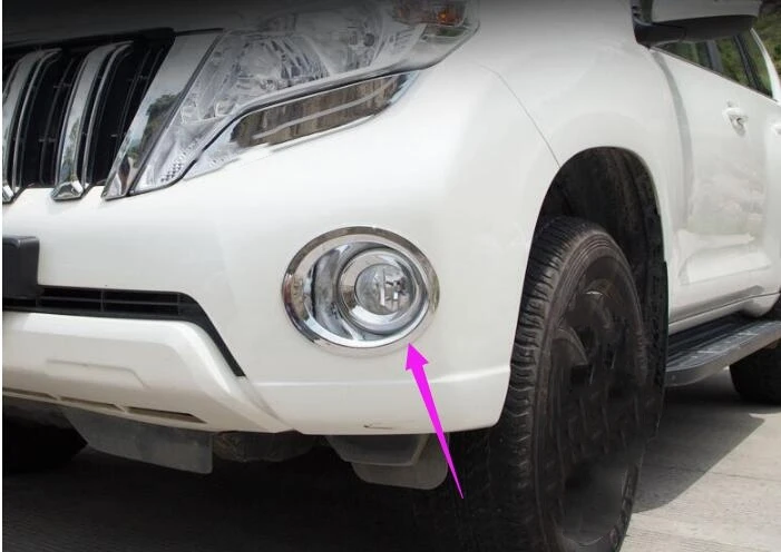 Аксессуары для land cruiser prado 150 2014 2015 крышка переднего противотуманного фонаря из