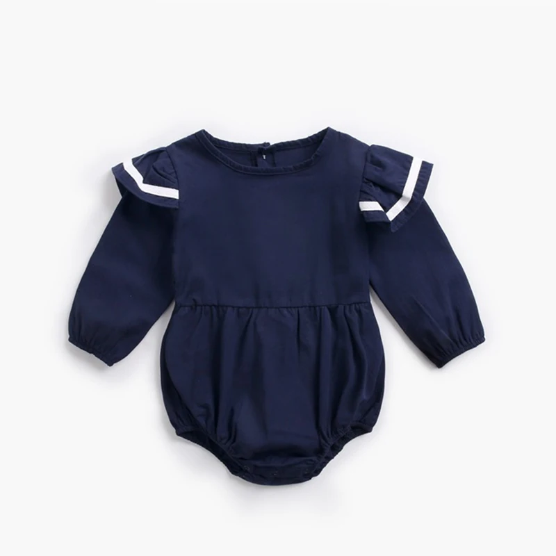 

New 2019 Baby Boys Girls Rompers Summer Baby Girls Clothes Newborn Infant Overalls 100% Cotton Ruffle Baby Jumpsuit for Girls