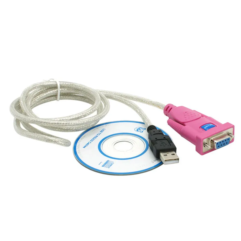 RS232 Serial DB9 Pin Female to USB 2.0 PL-2303 Cable for Window98/2000/Win XP/Vista/MAC WIF66 |