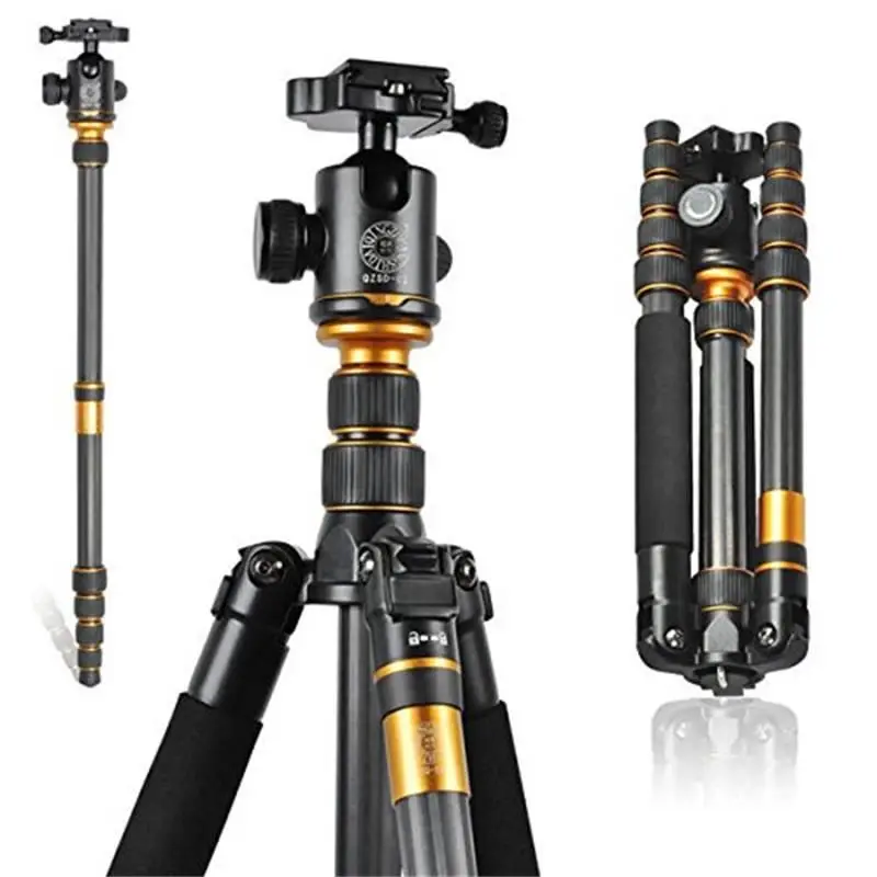Штатив EACHSHOT QZSD Q666C с поворотной головкой на 360 градусов для Canon Pentax Sony Olympus DSLR|q666c