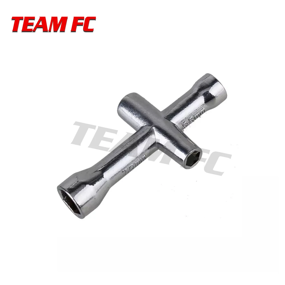 

2PCS 7mm 5.5mm 4mm 5mm Cross Wrench Hex Socket Repair tools for 1/10 HSP Tamiya HPI Kyosho RC Car Crawler D90 SCX10 S66