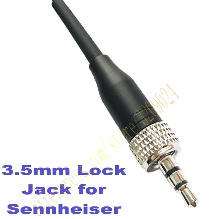 For Sennheiser Горячая Распродажа 3,5 мм микрофон петличный зажим микрофон для Shure Audio-Technica Sennheiser MiPro AKG Беспроводная система - Цвет: For Sennheiser