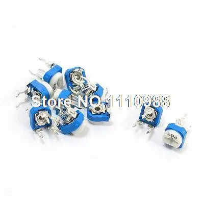 

10Pcs DVD VCD 5K Ohm Trim Pot Potentiometer Top Adjustable Resistor