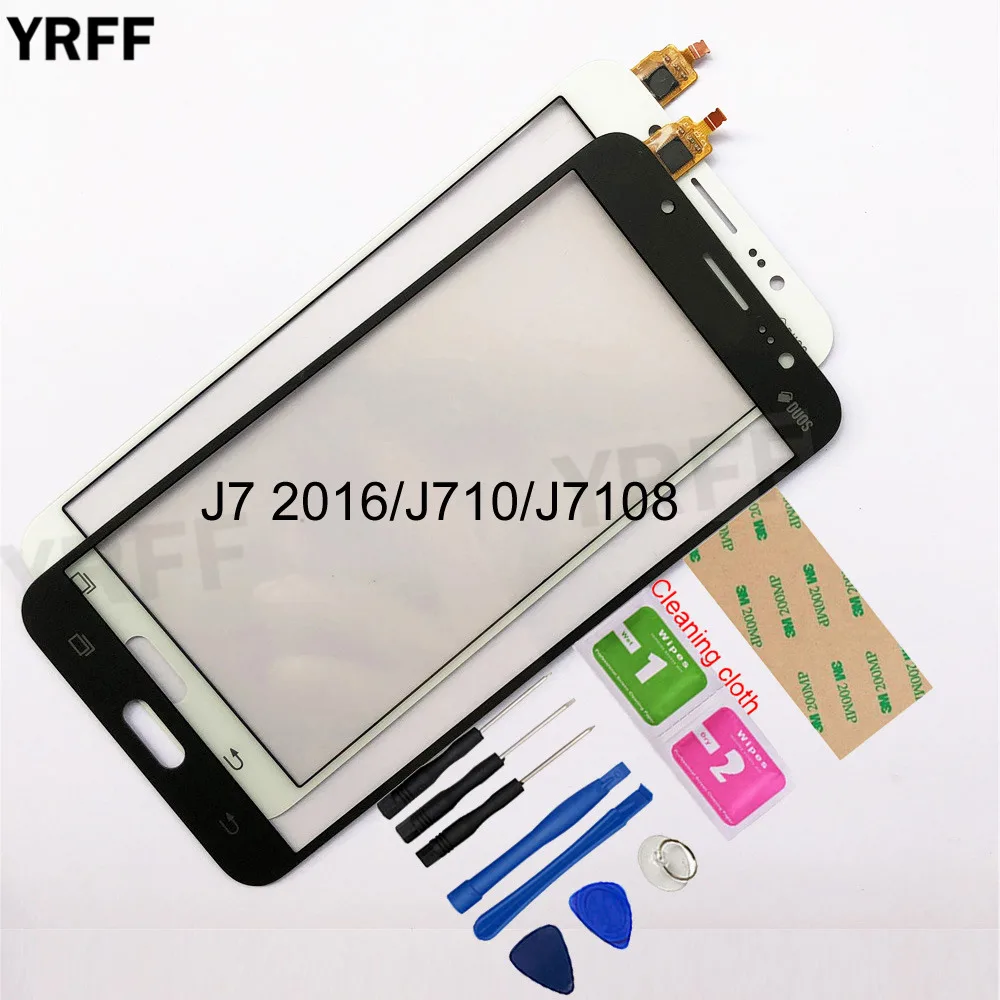 5 ''для Samsung Galaxy J7 2016 J710 J7108 сенсорный экран дигитайзер Датчик Сенсорное стекло