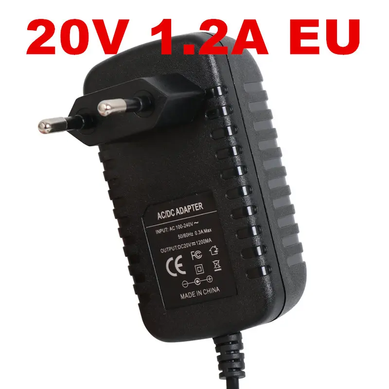 

Оптовая продажа 50 шт. Новый 20v1.2a импульсный источник питания Светодиодный Светильник настольный источник питания 20 в блок питания 20 в 1.2A 1200м...
