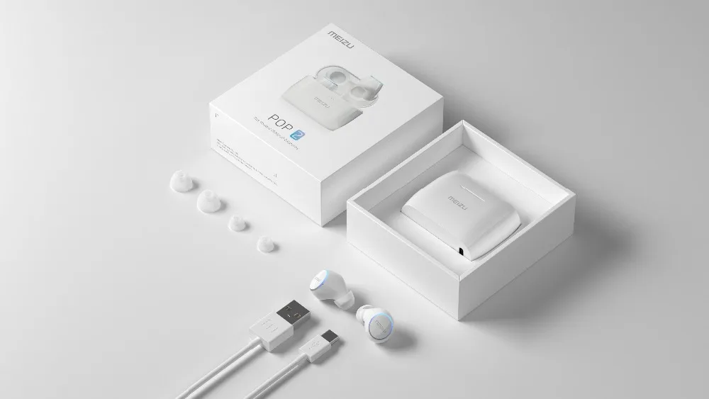 Meizu POP 2 TW50S двойные беспроводные наушники Bluetooth наушники спортивные наушники-вкладыши водостойкая гарнитура Беспроводная зарядка