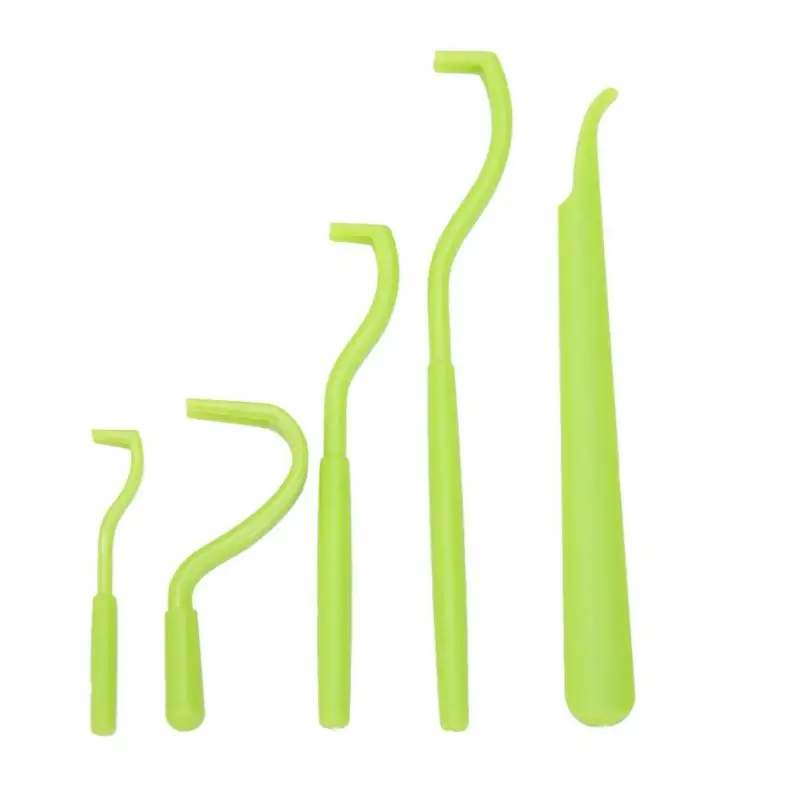 5pcs Green 2/3/5 шт. кошка собака блохи для вычесывания вшей крюк Пластик Лошадь Люди и домашние животные кошка собака гребень Tick Remover ножницы для собак, Уход за лошадьми инструменты дропшиппинг - Цвет: 5pcs Green
