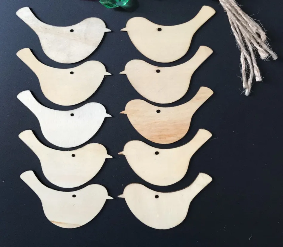 10 шт./лот изысканные поделки ручной работы птица для высечки дерево угол сделай