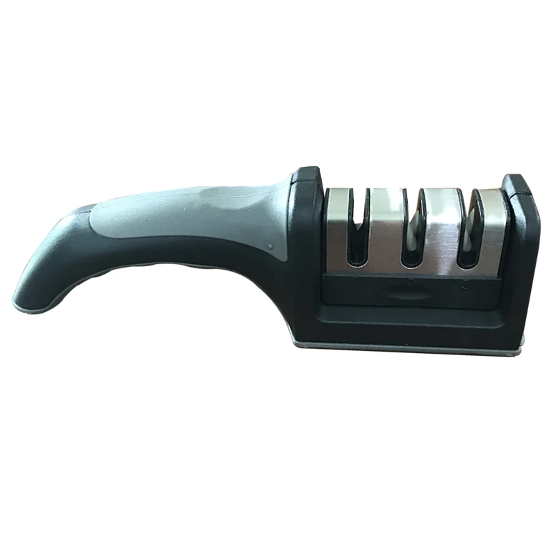 High Quality Professional Knife Sharpener Kitchen Sharpening Stone Tungsten Steel and Ceramic Knives Accessories | Дом и сад