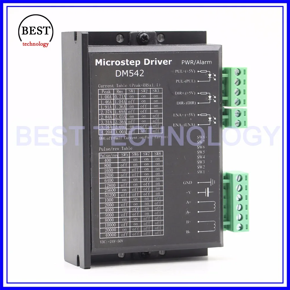 Комплекты шагового двигателя G-PENNY Nema23 DM542 и 57x56 мм 1 26 Нм 6 35 шаговый двигатель 3A