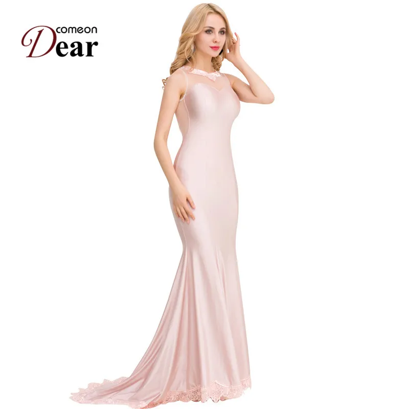 Comeondear Elegant Vintage Dress For Women Hot Sale Long Dresses Prom With Bow Decorated VB1004 Floor Length Fashion | Женская одежда