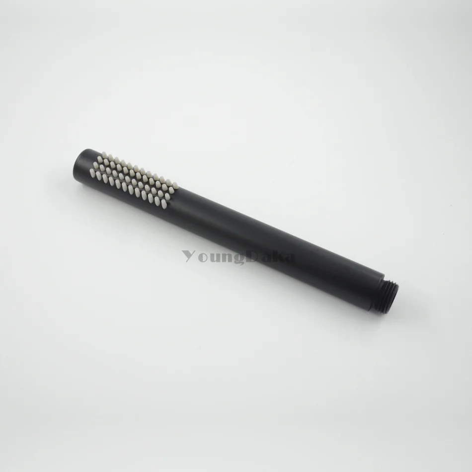 Латунный черный 8-дюймовый круглый набор для Дождевого душа настенный смеситель