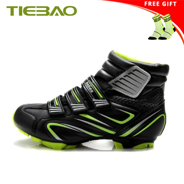 socks for 1430 G Tiebao велосипедная обувь зимние mtb SPD кроссовки sapatilha ciclismo mtb самоблокирующиеся Нейлоновая подошва бутсы педали горный велосипед обувь - Цвет: socks for 1430 G