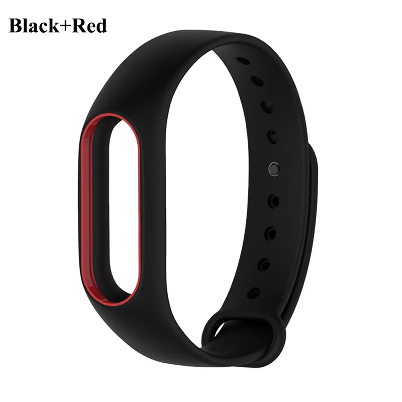 Браслет для MiBand 2 силиконовый ремешок двойной цвет замена Xiaomi Mi Band ремешки |