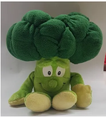 Brocolli Новые фрукты овощи мини черника мини Баклажан мини каррорт плюшевые игрушки - Цвет: Brocolli