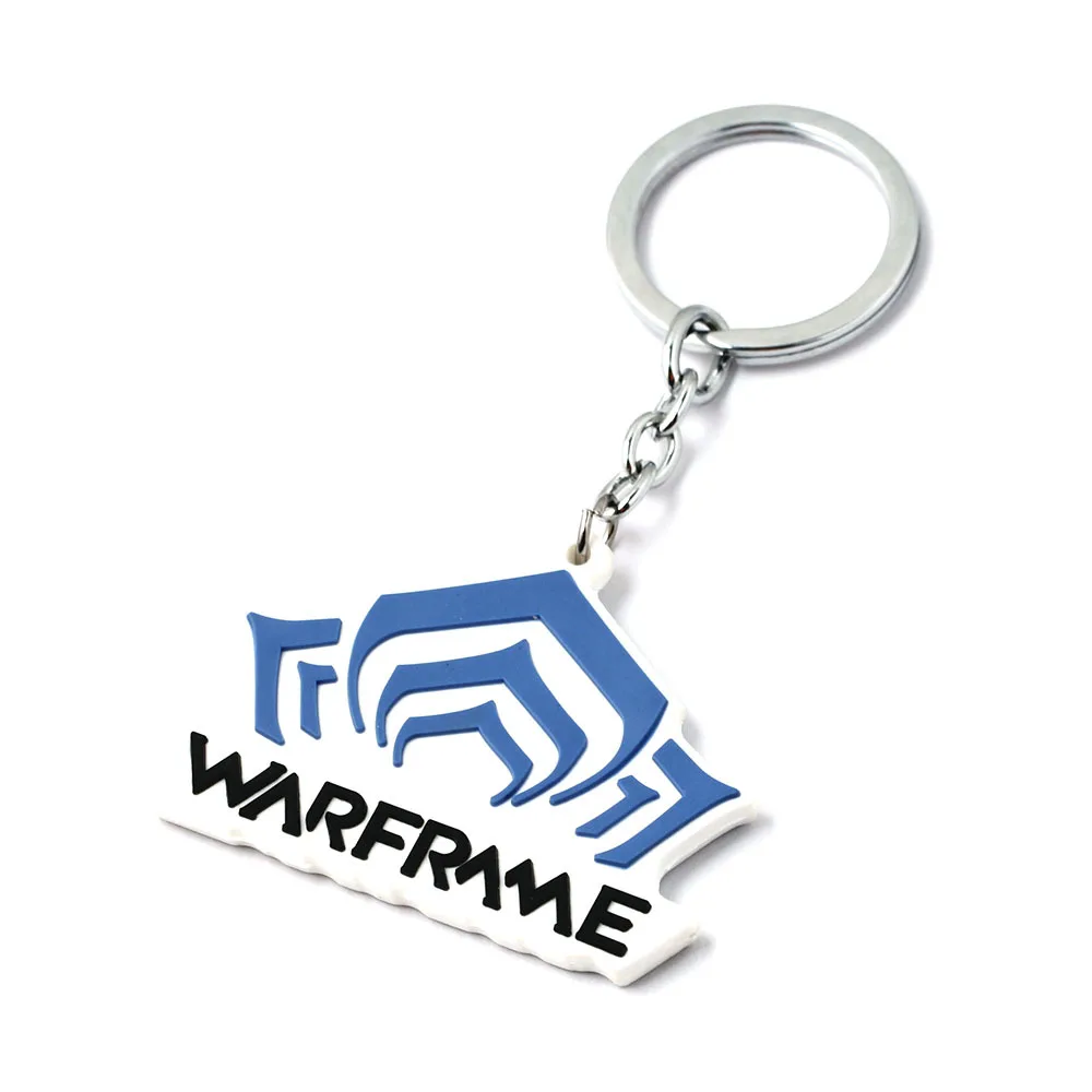 TPS игровая Warframe с буквенным логотипом силиконовый брелок значок модель оружия