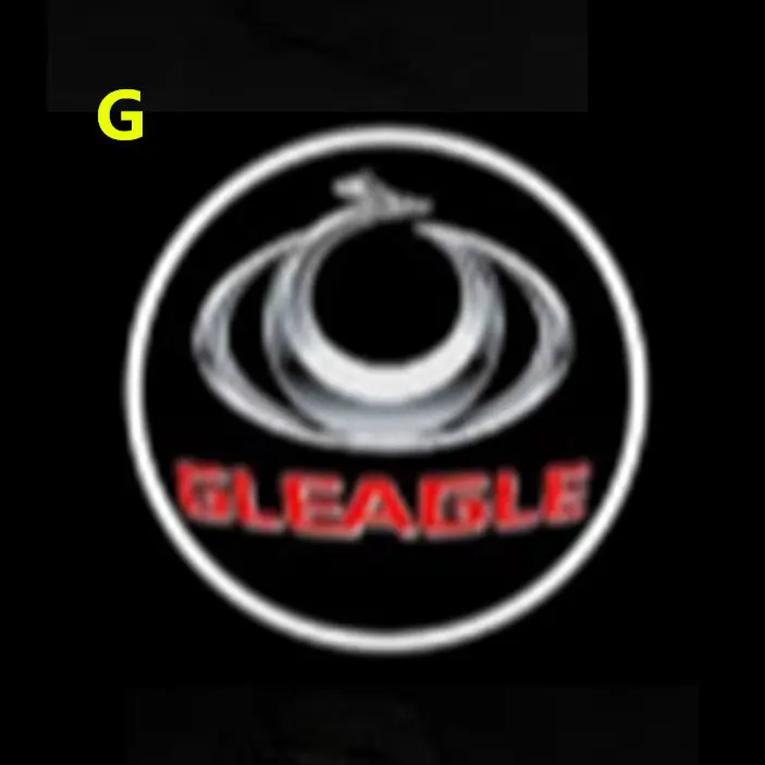 G Для Geely Emgrand 7 EC7 EC715 EC718 Emgrand7 E7, EC7-RV EC715-RV EC718-RV, EV, пригласительные огни в дверь автомобиля светильник Ghost Shadow светильник - Испускаемый цвет: G