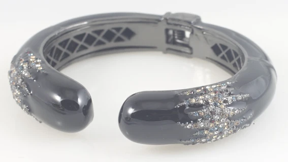 GrayBirds новые модные браслеты для женщин Кристалл и эмаль белый синий черный больше