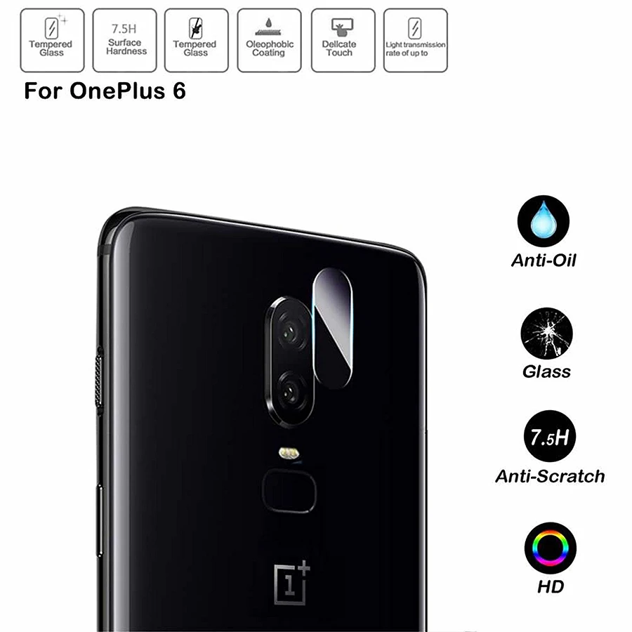 Jappinen задняя камера Объектив Закаленное стекло для OnePlus 6 3 3T т Защита от царапин