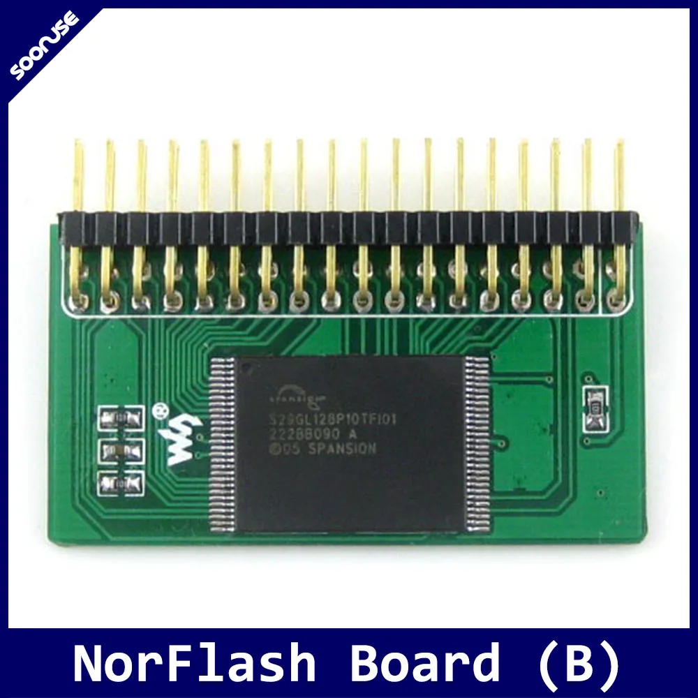 Плата Waveshare NorFlash (B) 128M Bit S29GL128P или модуль флэш памяти 32 ввода/вывода|module|module board |