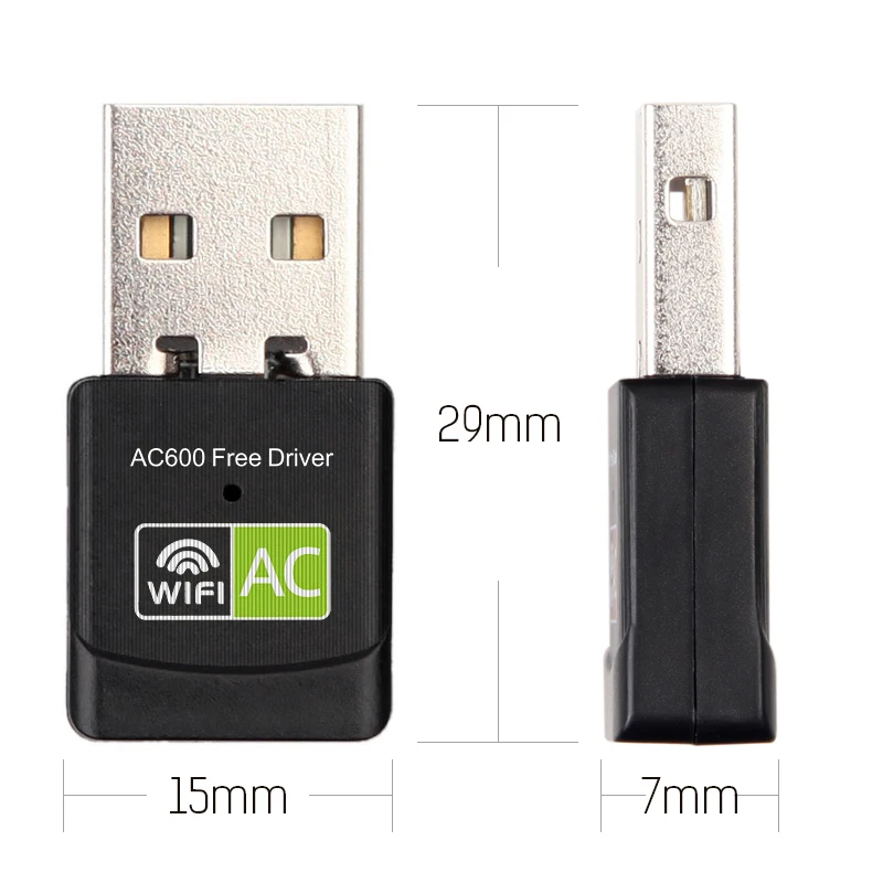 USB Wifi адаптер беспроводная сетевая карта Wi-Fi AC 600 Мбит/с Usb Ethernet антенны NC4507AC |