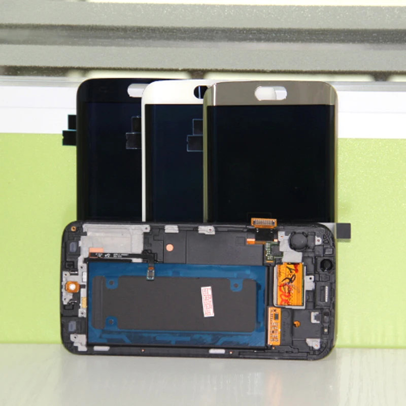 Для SAMSUNG S6 Edge LCD для Samsung Galaxy G925 G925F SM-G925F дисплей сенсорный экран дигитайзер в сборе