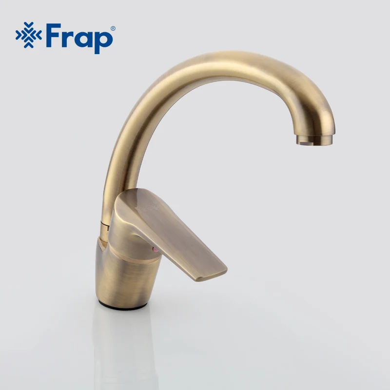 Кухонный Смеситель Frap в античном стиле с бронзовой отделкой из твердой латуни