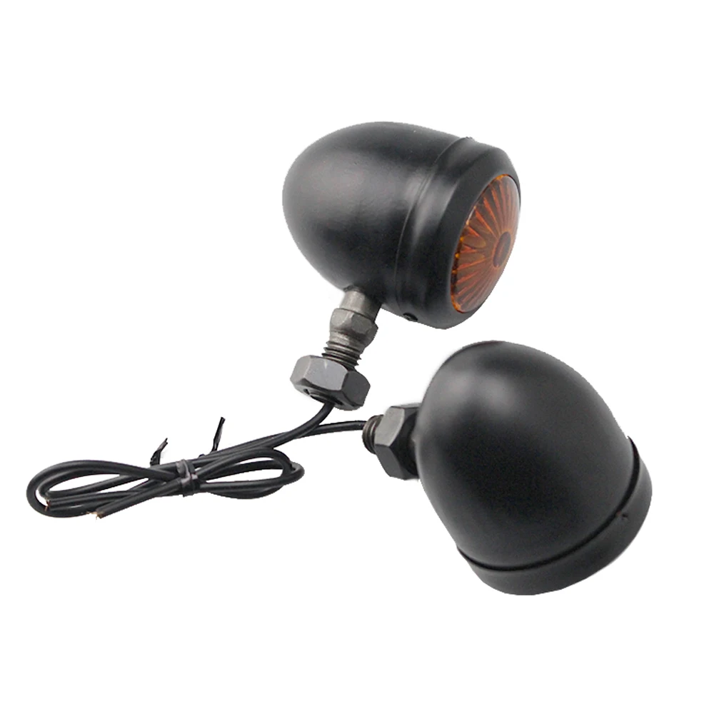 4X черный мотоцикл поворотники Янтарный мигалка светильник для Yamaha V-Star Vstar V Star XVS 1100 на заказ Harley Cruiser Chopper