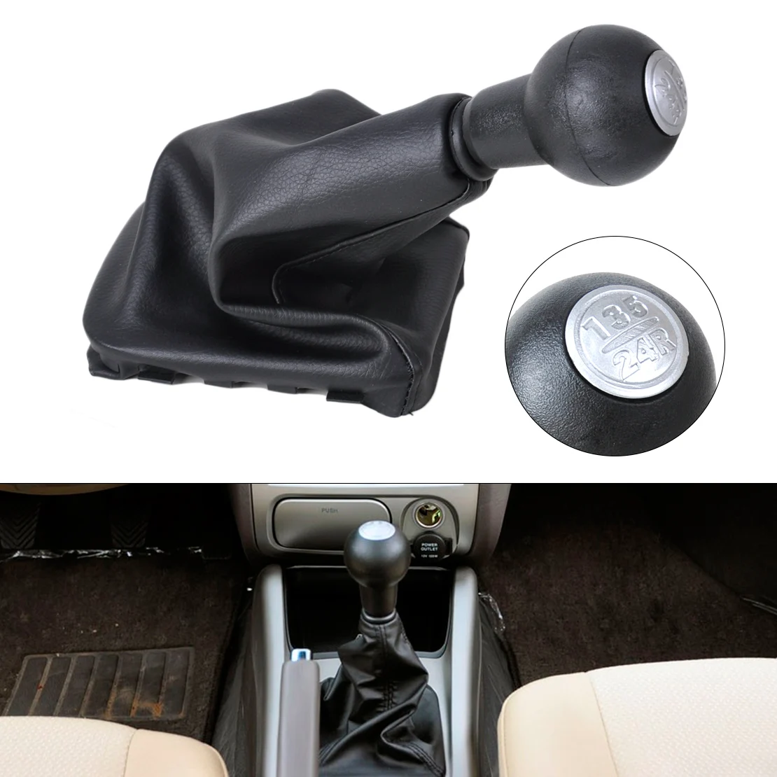 Beeler новая ручка переключения передач из искусственной кожи для Hyundai Elantra Avante XD 2002
