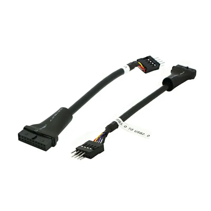 Скорость передачи данных 9 Pin USB 2 0 папа к 20/19 3 мама материнская плата Кабель