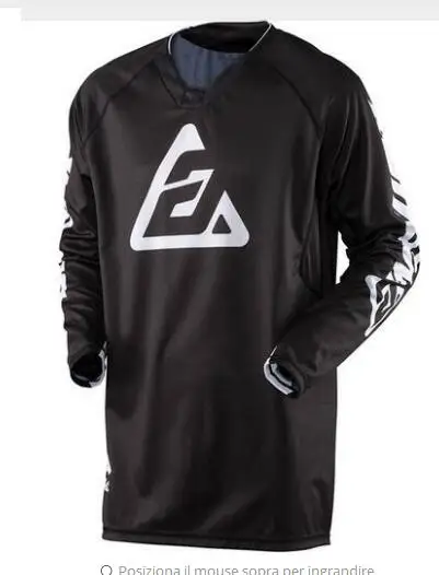 2018New Sette мотокросса Джерси даунхил Camicia MX Moto Abbigliamento Ropa Per Gli Uomini быстросохнущая MTB T
