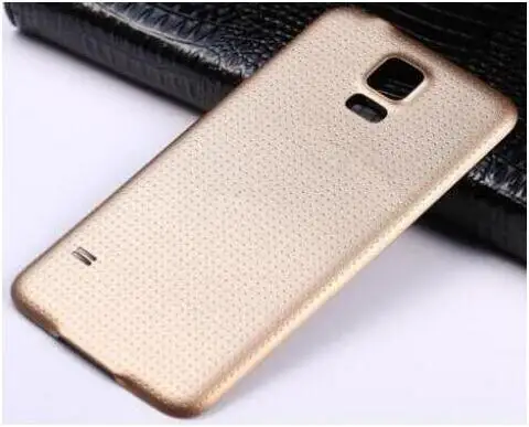 Золотистый Чехол для samsung Galaxy S5, чехол на батарейку, задняя крышка, Сменный Чехол для телефона - Цвет: Золотистый