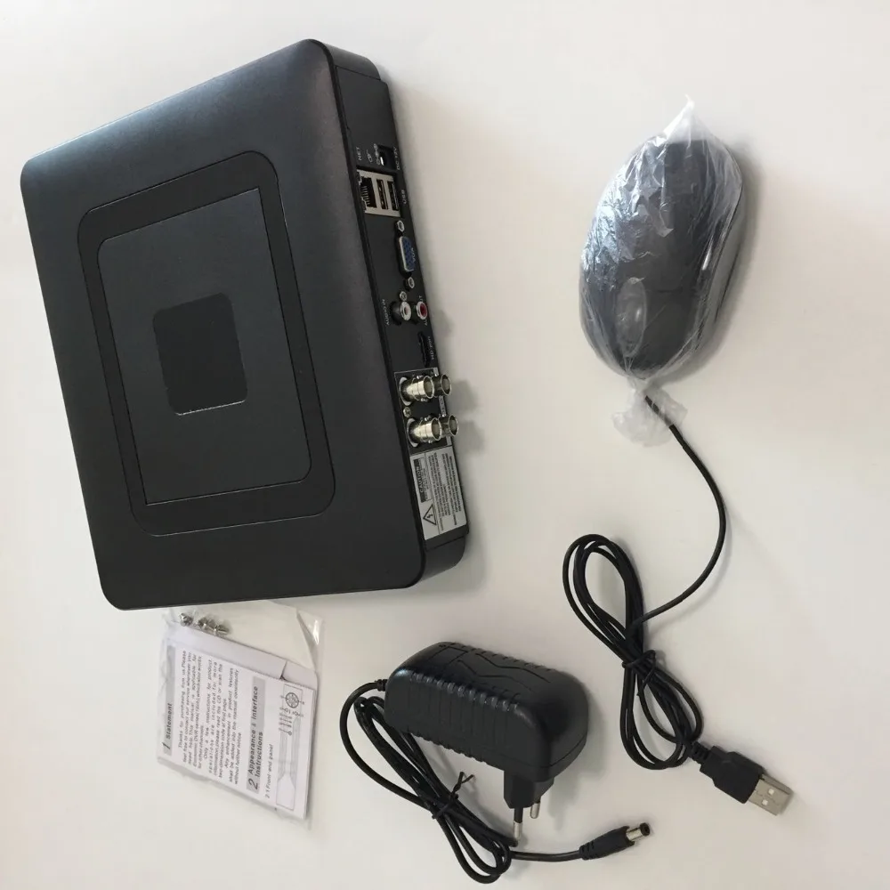 4 канала H.264 Домашняя сеть 5 в 1 Мини CCTV 1080P HDMI AHD TVI CVI DVR ONVIF NVR P2P системы безопасности видео рекордер
