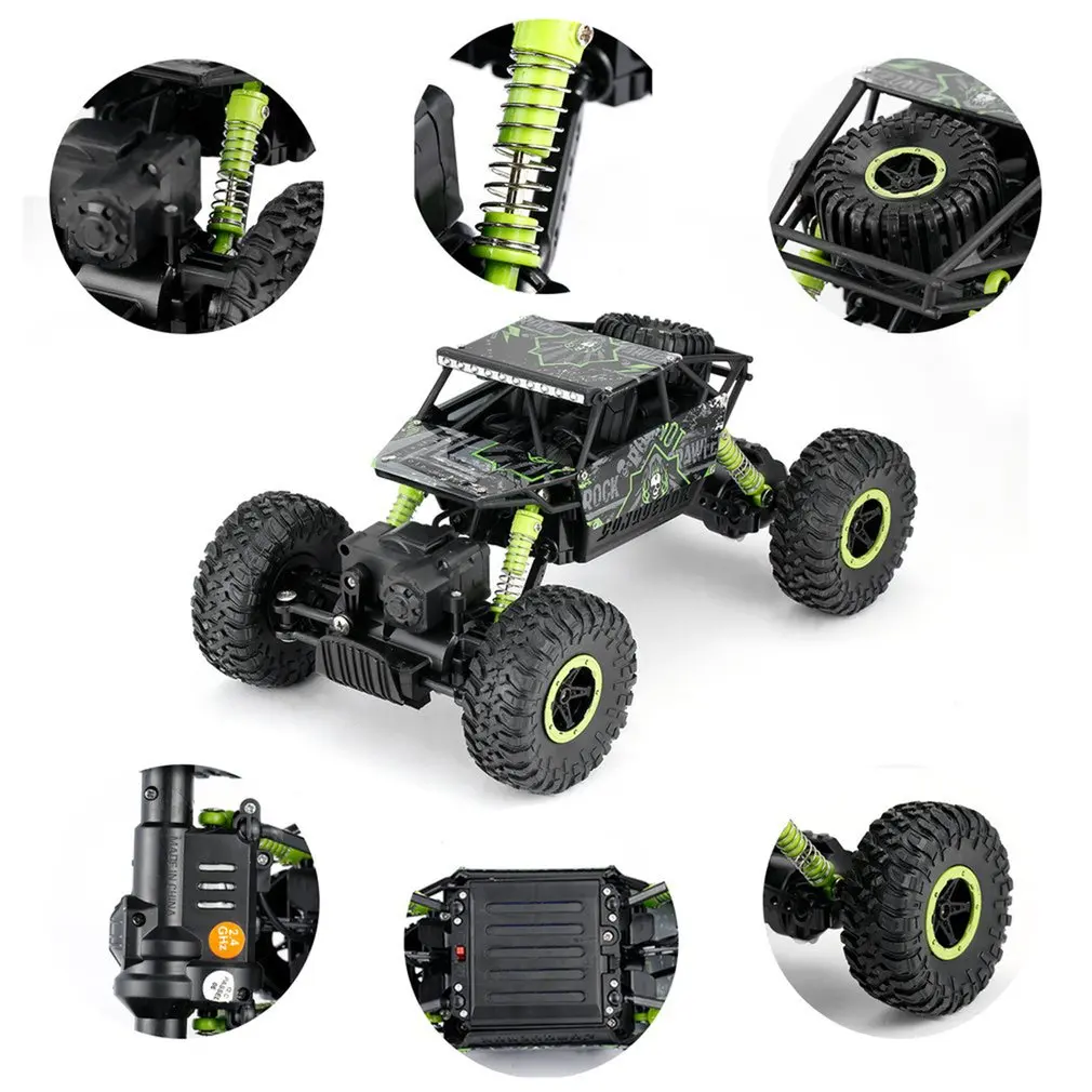 OCDAY 2 4 GHz RC автомобиль 4WD Рок Гусеничный раллийный альпинистский 4x4 двухмоторный