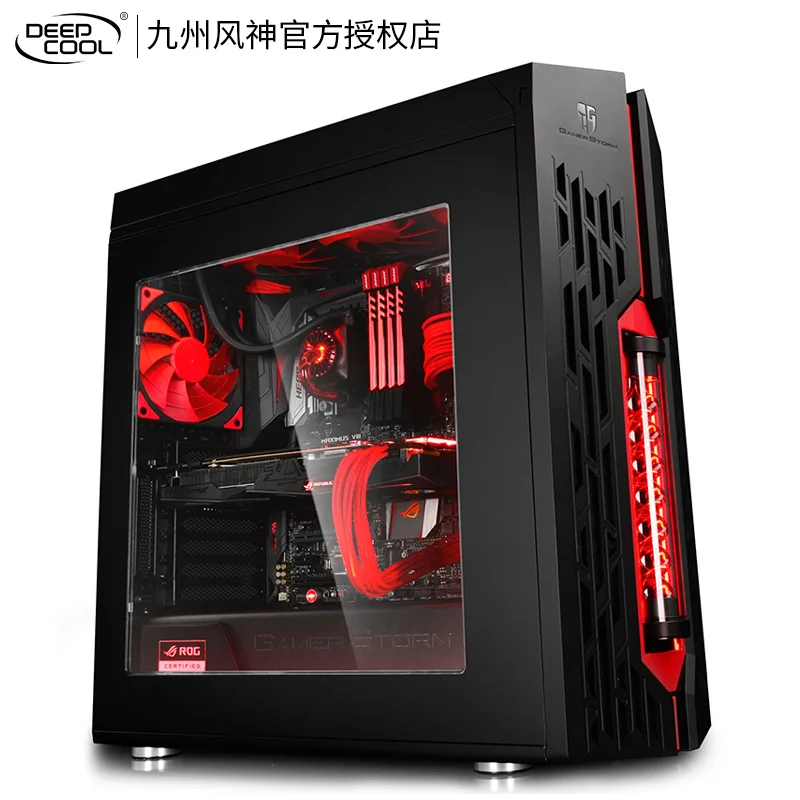 Корпус DEEPCOOL для компьютера с водяным охлаждением и встроенным ATX + радиатор