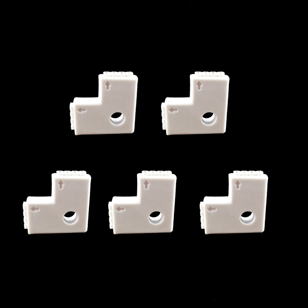 5 шт. 10 мм разъемы RGB 4 pin 2 порта без пайки подключение полосы женский удлинитель
