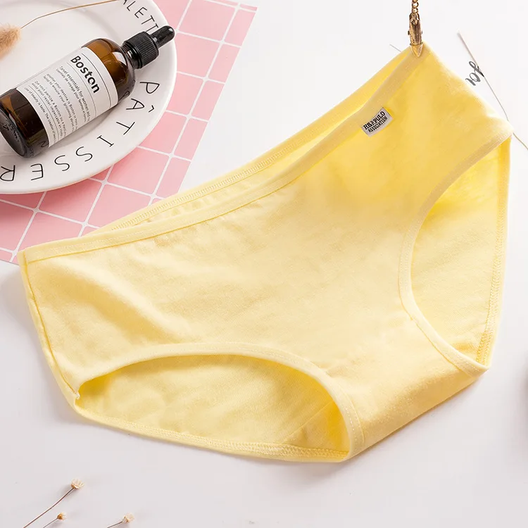 L-4XL горячая Распродажа, высококачественное женское нижнее белье, чистый хлопок, женские трусы, одноцветные, низкая посадка, женские шорты, трусы для девочек, нижнее белье