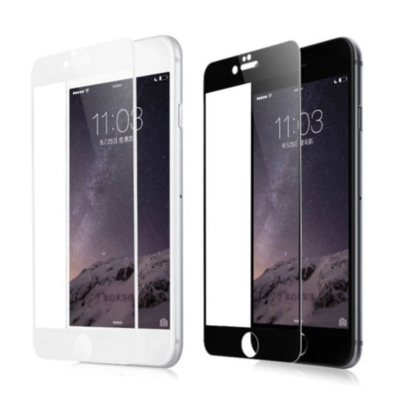 Защитное стекло 3D с закругленными краями для iphone 7 Plus пленка из закаленного